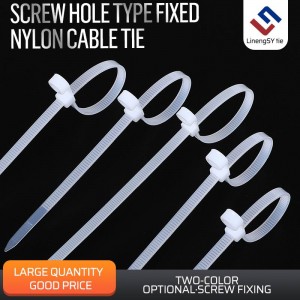 Nhà máy chuyên nghiệp Trung Quốc Nhà sản xuất Nhựa công nghiệp tùy chỉnh Nylon 66 Dây cáp màu đen chịu lực cao Ties Zip Ties