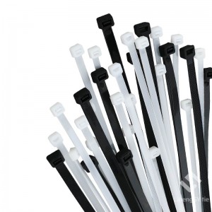 Најлонски врски за кабли со висок квалитет, PA 66 вратоврска за кабли, најлонски врски