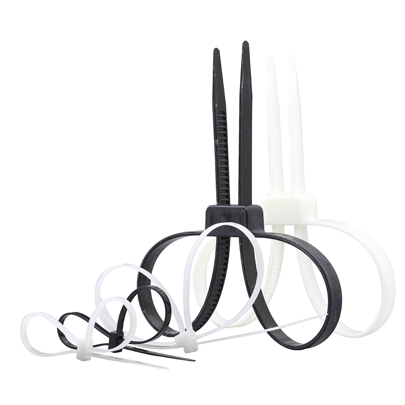 Высокопрочная нейлоновая кабельная стяжка Одноразовые пластиковые наручники Полицейские пластиковые наручники Пластиковые