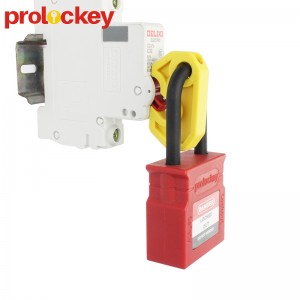 Yellow MCB Circuit Breaker Lockout CBL01S