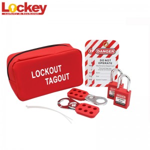 Leutik Ukuran Grup Lockout Tagout Kit LG51