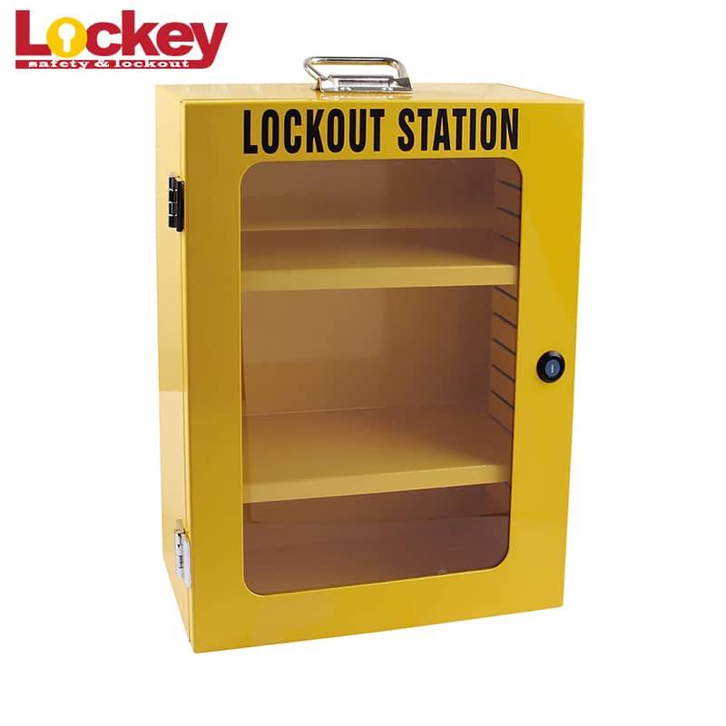 Metal Manajemén Portabel Lockout Box LK03
