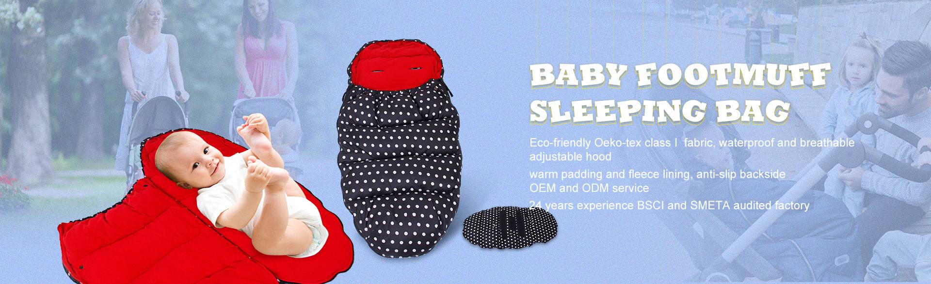 baby fotpåse sovsäck