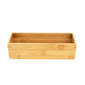 Bambus køkkenskab Pantry Organizer Bin Box