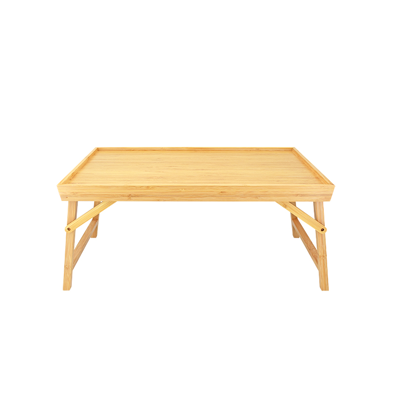Nature Bamboo Plate Serving Table Foldable