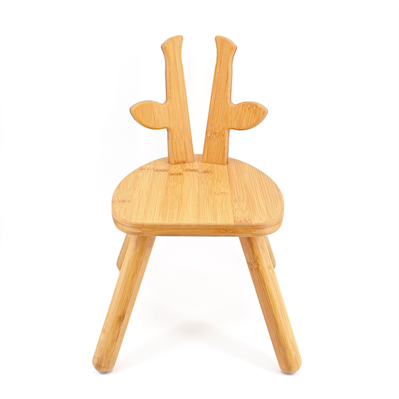 Sigurna i slatka dječja stolica od bambusa Žirafa