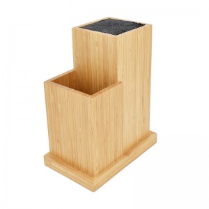 Organizador universal para almacenamento de bloques de coitelos de bambú