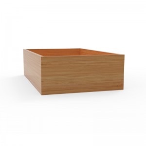 Bamboo rectangular storage box can store various items in any occasion