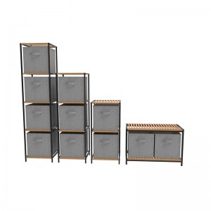 3-Tier Multipurpose Rack Shelf Organizer ແລະຖັງເກັບຮັກສາ