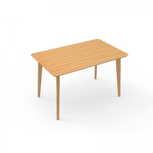 Tavolo da pranzo/tavolo da cucina/scrivania/tavolo da riunione in bambù naturale