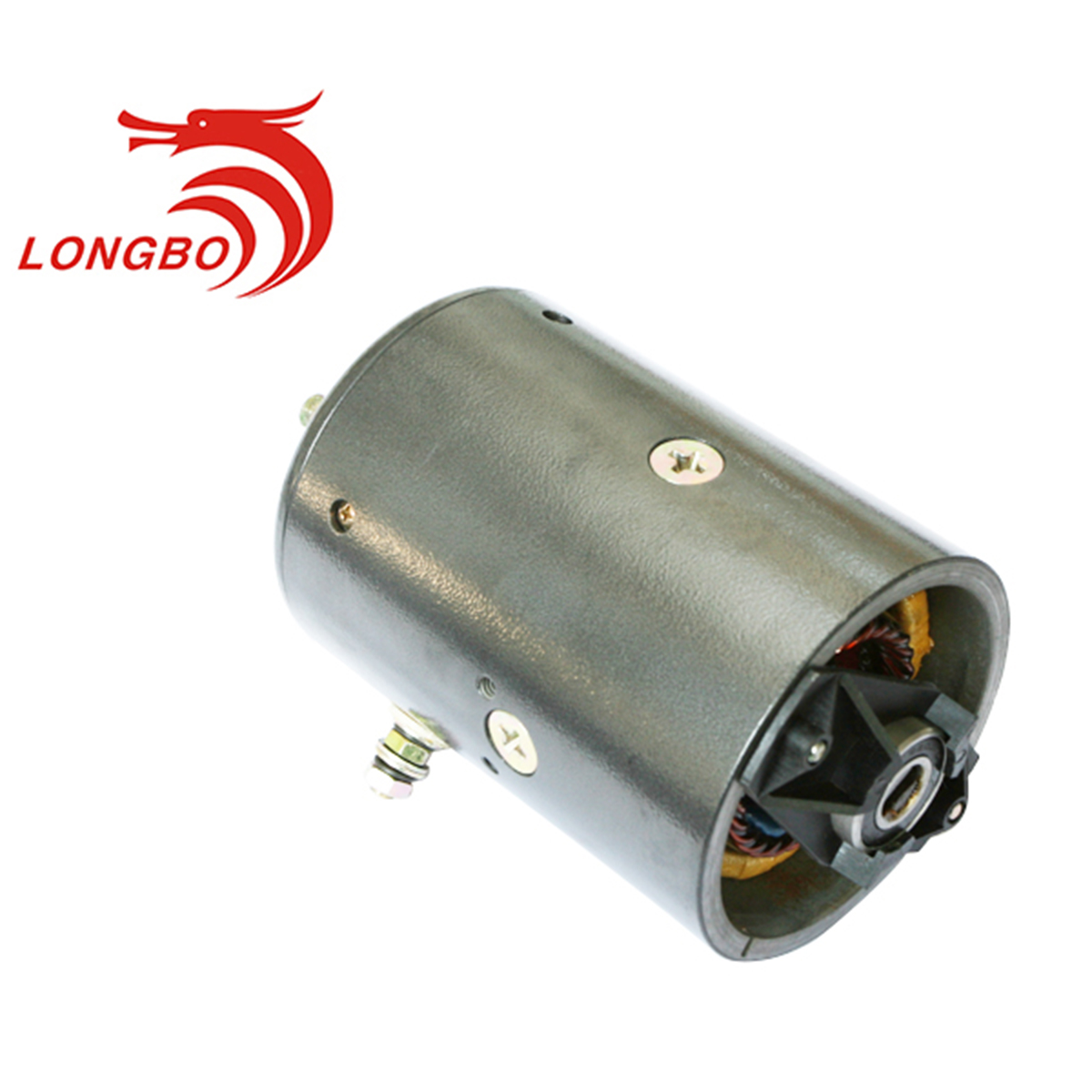 12V 1.6KW Series Wound double ball bearing DC Motor W-9993D HY61048