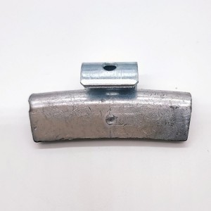 Plumbum Steel labium Clip in rota statera weights