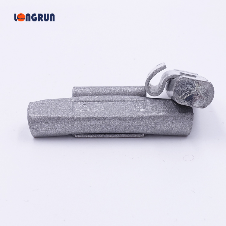 Ferro labium clip in rota statera pondera in griseo iactaret