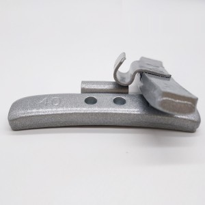 Stålfälg Clip on hjulbalanseringsvikter med pulverlackering