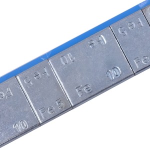 Pesi di a Rota Cinta extra adesiva in acciaio zincata 5gx4+10gx4