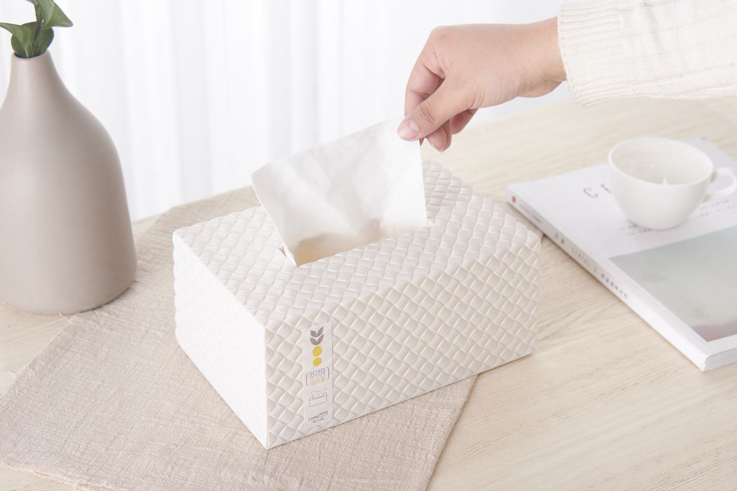 Weave Patterned Tissue Box Featured Image