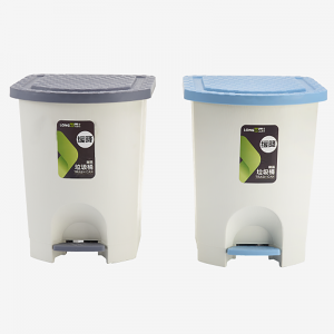 Luxury trash can with step pedal LJ-1676
