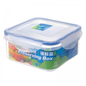 Envàs d'aliments quadrat de plàstic 860ml(M) LK-2009
