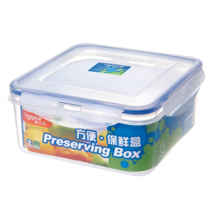 Envàs d'aliments quadrat de plàstic 1700ml(L) LK-2010