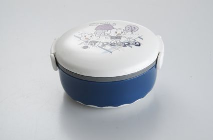 Small PeePig Round Single Layer Lunch Box