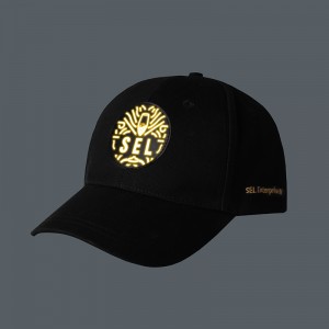 Direkte fabrikssalg, ny kreativ mørk natglød-logo, brugerdefineret led afslappet hat