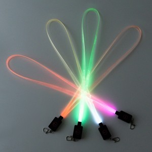 바 웨딩 파티를 위한 새로운 로고 지원 맞춤형 플래시 LED 매는 밧줄