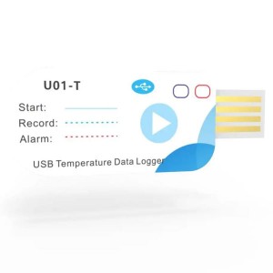 U01-T USB Temperatur Data Logger til kølekæde