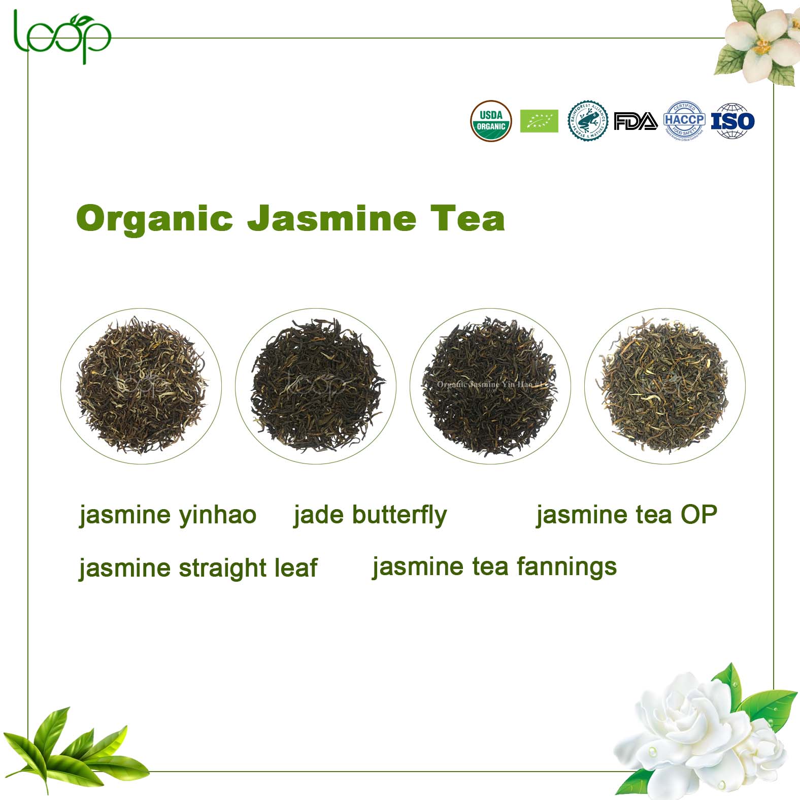 Organski čaj od jasmina