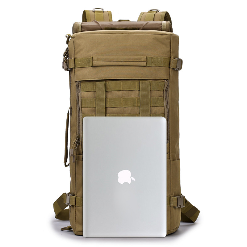 N'èzí Trekking Multi-ọrụ Tactical Oxford Backpack 50L