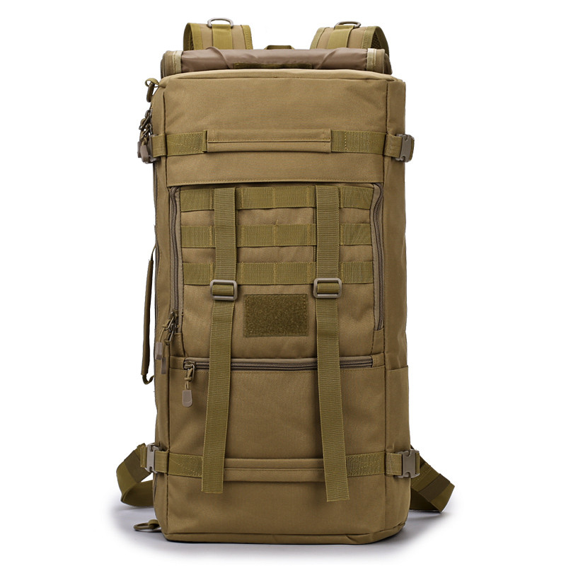 Sab nraum zoov Trekking Multi-function Tactical Oxford Backpack 50L Featured Duab