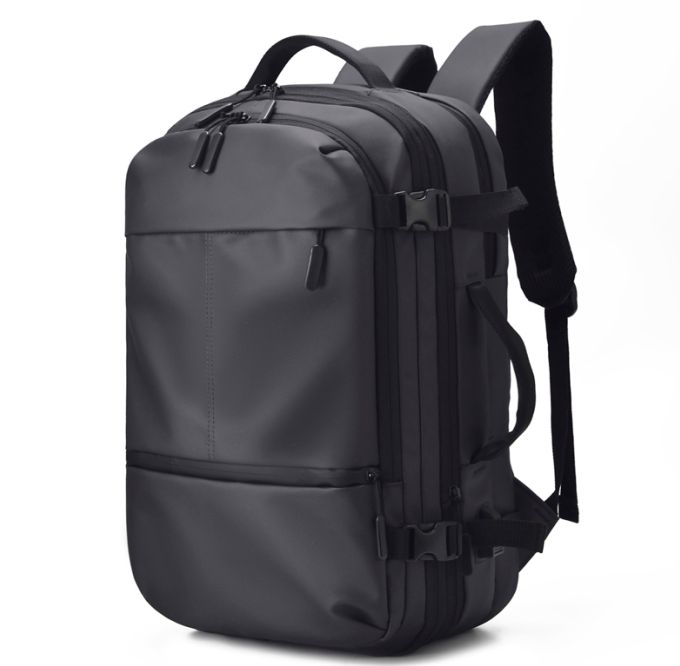 Leather membrane laptop backpack
