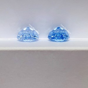 най-новият 4k натрошен лед с форма на сърце, светло морско синьо, насипни cz камъни, кубичен цирконий