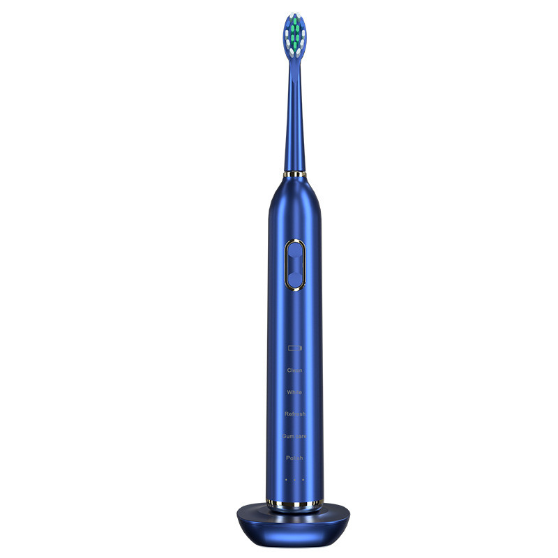 Nová 21-režimová nabíjateľná bieliaca sonická elektrická zubná kefka pre dospelých s obrázkom