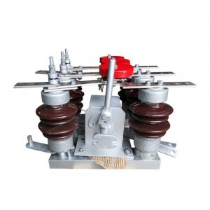 GW4-12(40.5) L&R 12kV Outdoor disconnecting switch isolating switch with earth disconnecto Outdoor HV Disconnect Switch