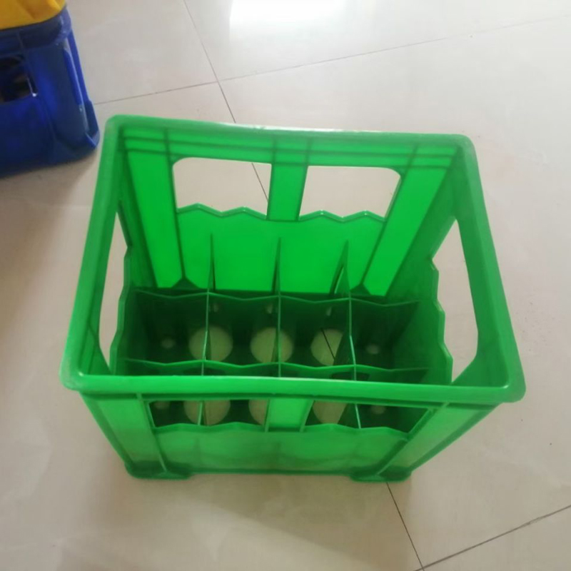Логістична коробка для транспортування та зберігання 12-D, ящик для молока, пляшки, пластикові ящики для пива