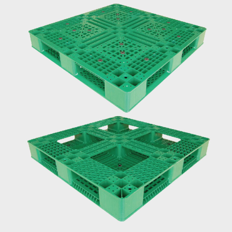 1111-A Lightweight Hdpe Pallet Euro Steel Tube 6runners Plastic Pallet Featured Image