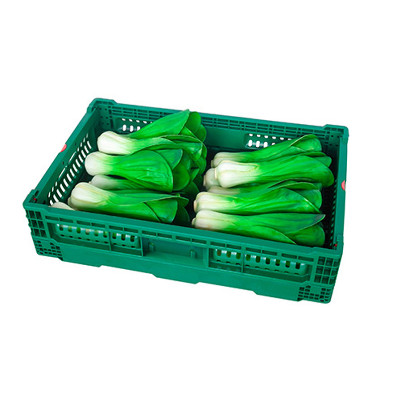 Ventilated Folding Plastic Crate for Fruit Vegetables