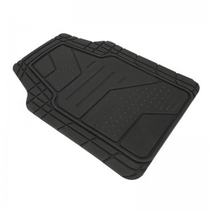 Personalized semi-universal 4pcs floor mat with two-tone pad
