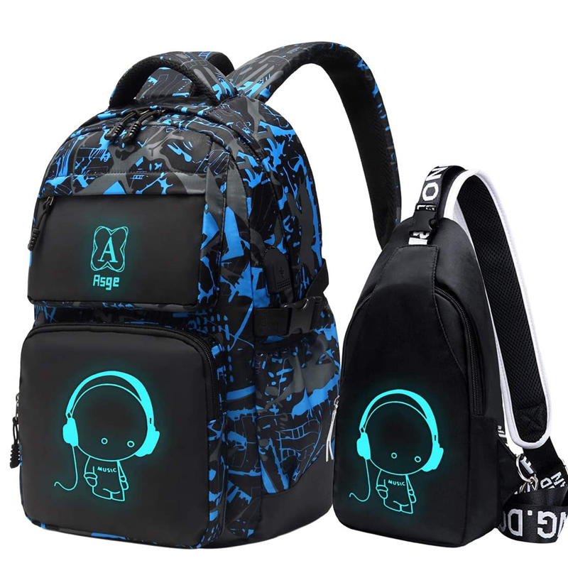 Personalizirani i prilagođeni ruksak za dječake, maskirni ruksak, studentski ruksak