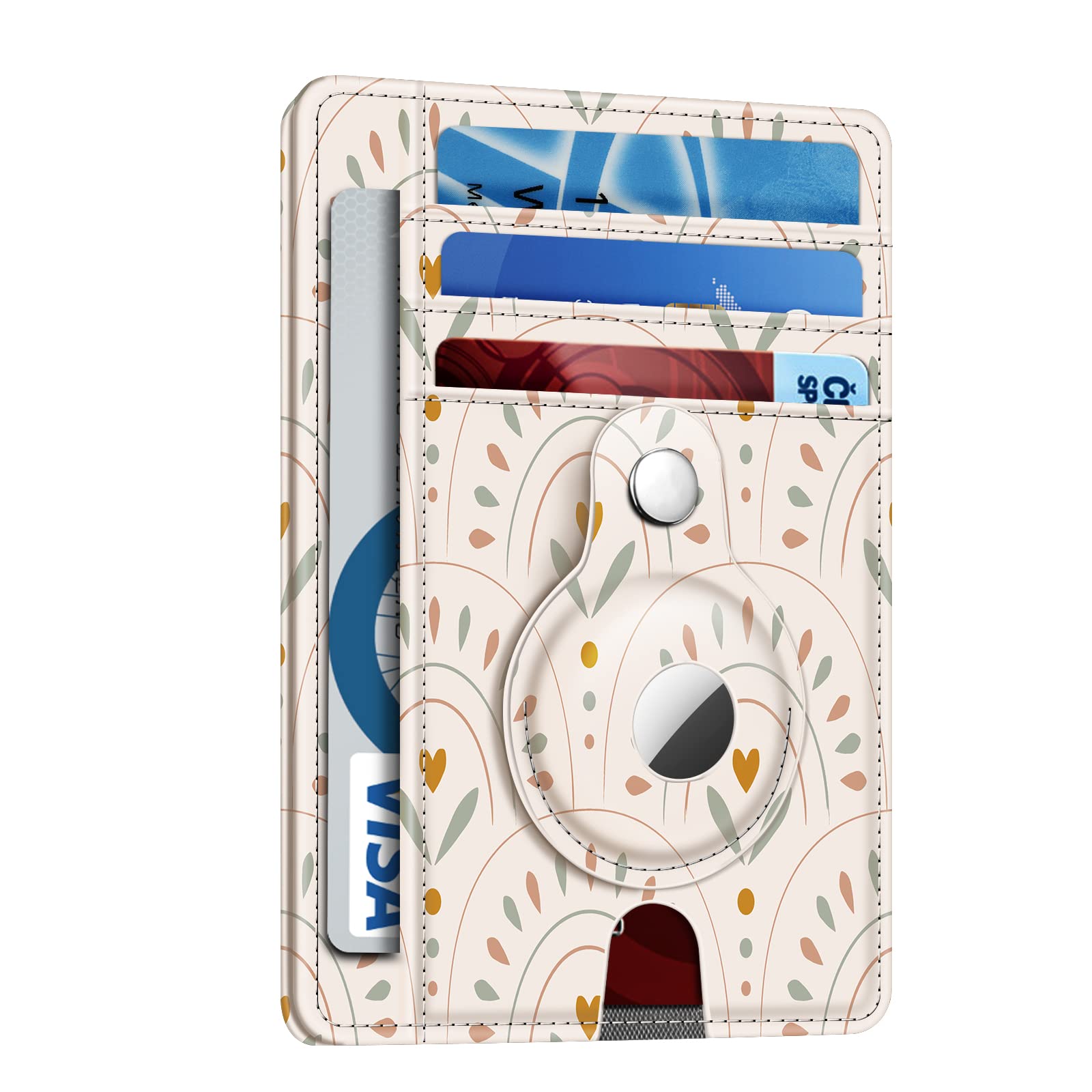 Prilagođeni ženski držač kartice s uzorkom AirTag novčanika