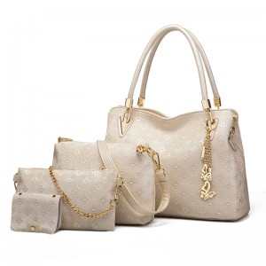Qadınlar üçün xüsusi hazırlanmış 4 parçalı çarpaz çanta, yüksək keyfiyyətli Çin tədarükçüsü