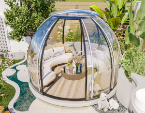 8-10 People Transparent Bubble Tent Dining Dome