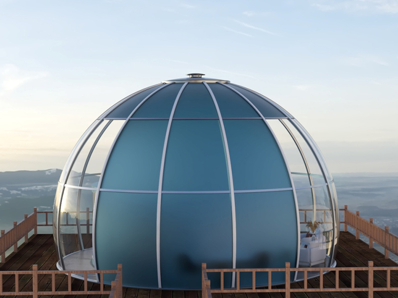 Vive in a cupola "Blue Planet" di Lucidomes