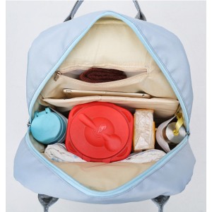 ʻEke Diaper Waterproof Backpack Nylon Large Capacity Hanging Stroller Organizer for Baby Mama Papa Maternity Tole Bag