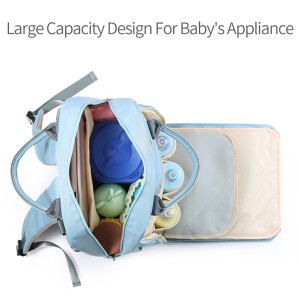 Waterproof Diaper Bag Backpack Nylon Large Capacity Hanging Stroller Organizer for Baby Mom Dad Maternity Tole Bag