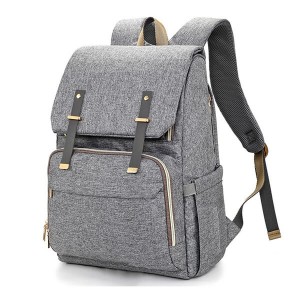 Diaper Bag Backpack, Diaper Bag for Dad & Mom Multi-Function Travel Backpack with Stroller Straps