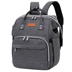 Нестандартний дизайнерський водонепроникний рюкзак-сумка для підгузків для мами та малюка з пеленальним місцем