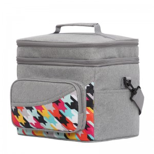 Promosyonal nga OEM Hot Selling 20 Can Waterproof Insulated Soft Lunch Stylish Cooler Bag Outdoor Cooler Lunch Tote Bag