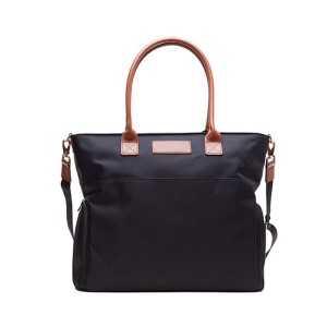 Нов стилски ранец со пумпа за гради со PU кожни ремени за мајка работен ранец на отворено Лесна торба за пелени