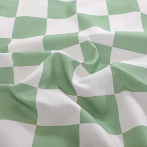 LUCKYBULL Full Comforter Σετ 3 τεμαχίων Fluffy Bedding Sage Sage Green Checkerboard Grid Down Alternative Comforter, Καρό μαλακό πάπλωμα με 2 Μαξιλαροθήκες Όλη την Εποχή, Πράσινο Μπεζ